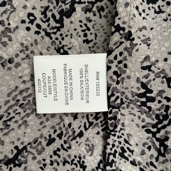 JOIE Cambridge Snake Print Silk Cami Dress in Caviar – Small - Picture 10 of 12